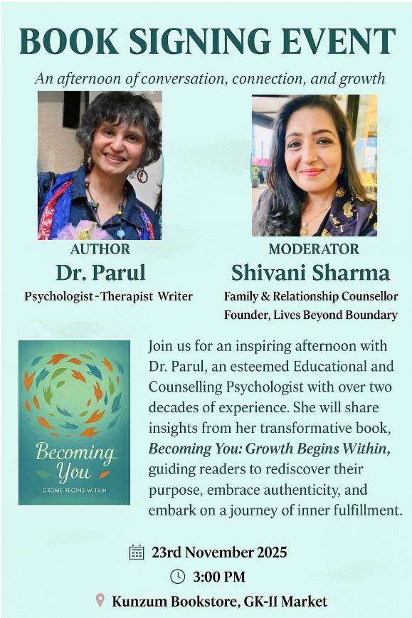 Book Signing Event Poster